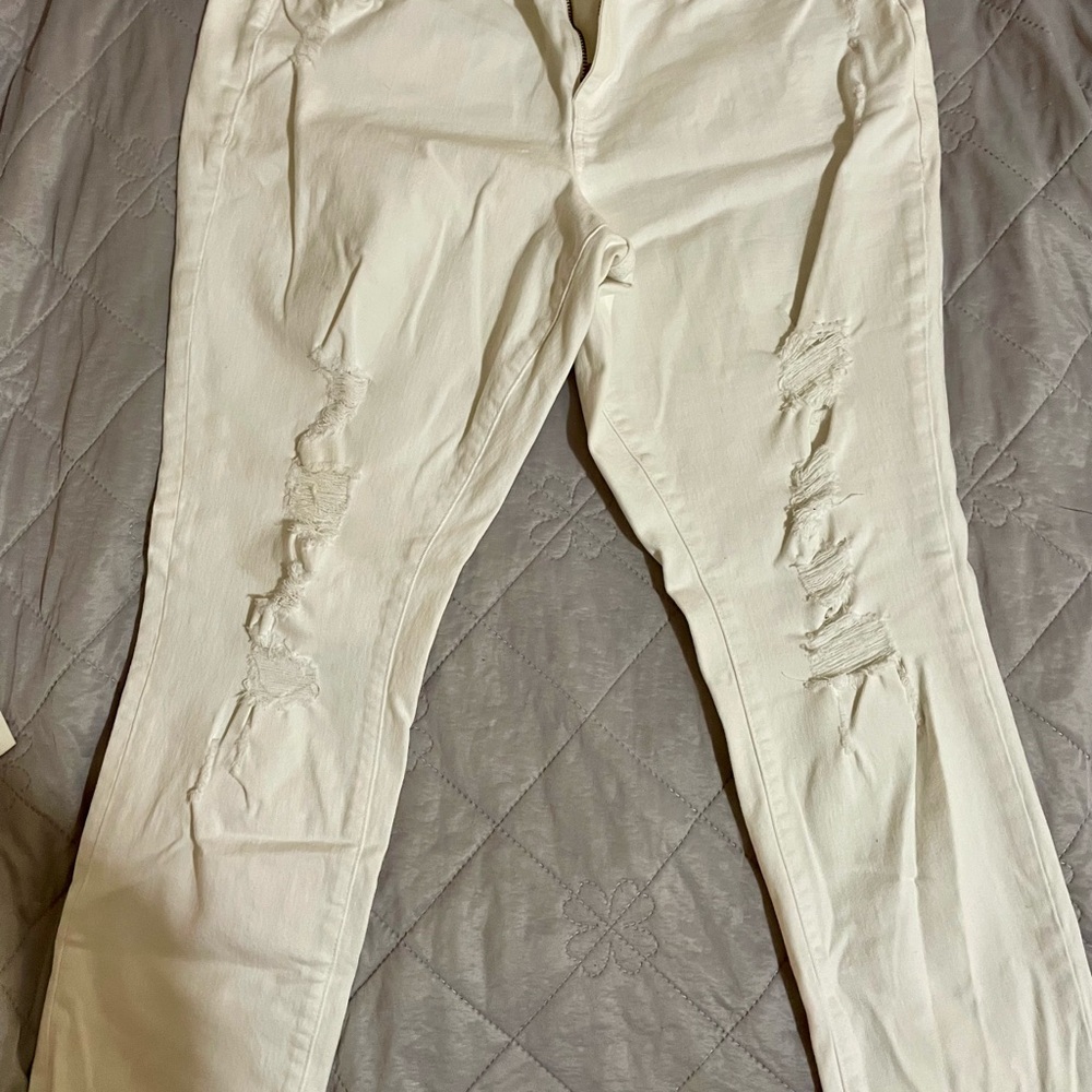 Torrid White Skinny Jeans Boyfriend Style